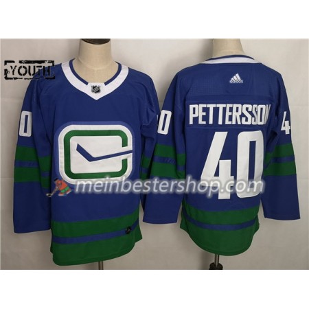 Vancouver Canucks Elias Pettersson 40 Alternate Adidas 2019-2020 Blau Trikot Authentic - Kinder Vancouver Canucks Elias Pettersson 40 Alternate Adidas 2019-2020 Blau Trikot Authentic - Kinder